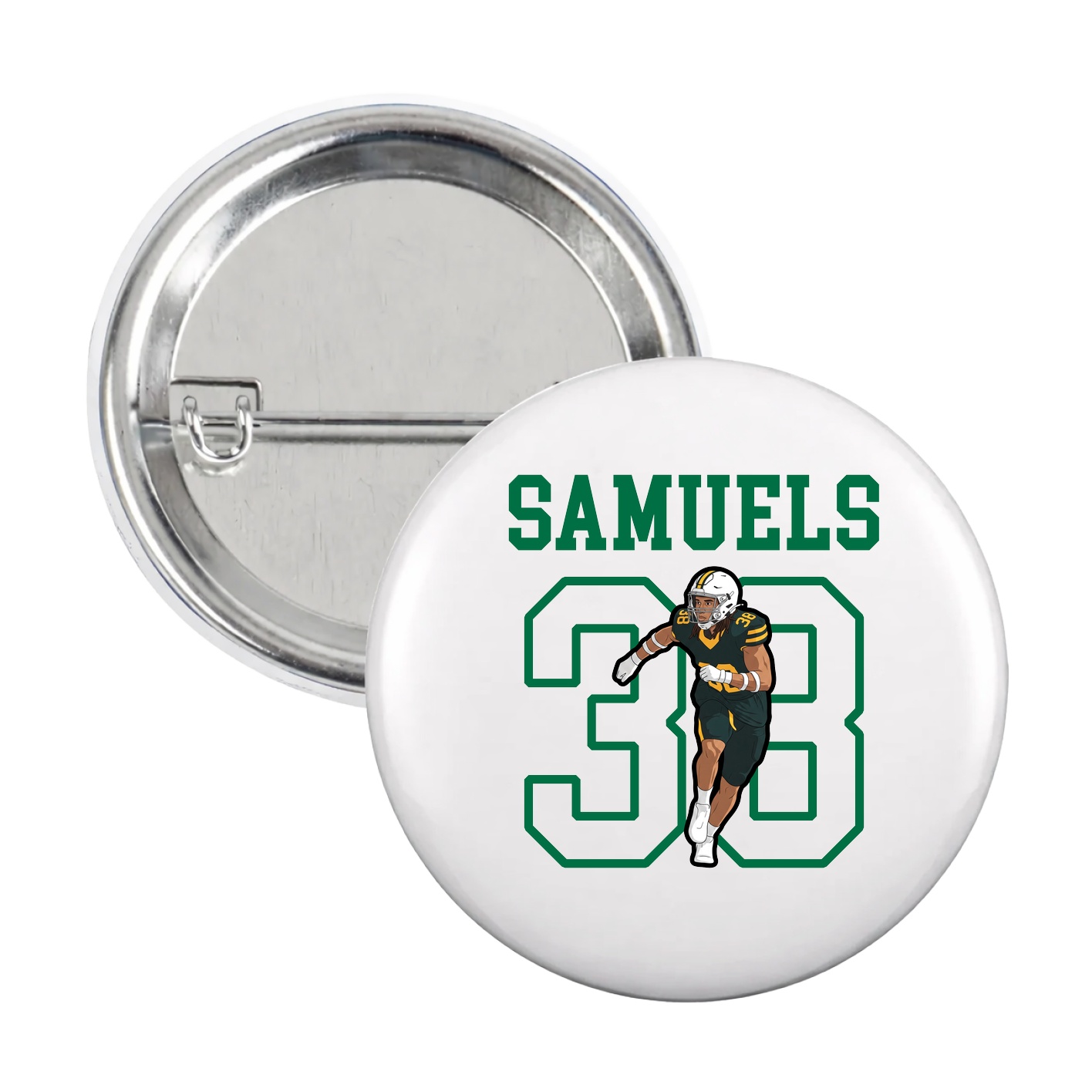 Game Day Button — Shirsey in White