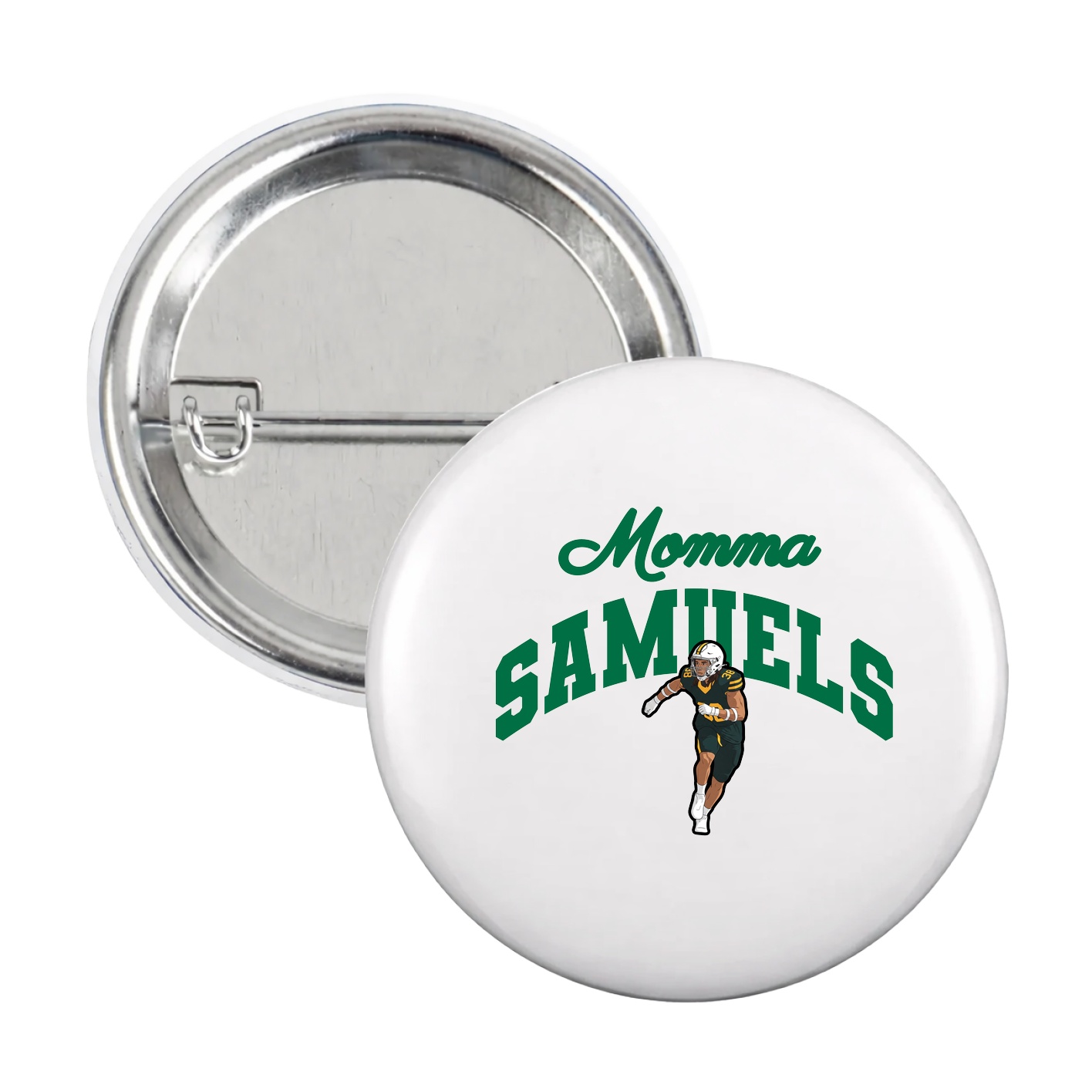 Game Day Button — Mothers Day Arch in White