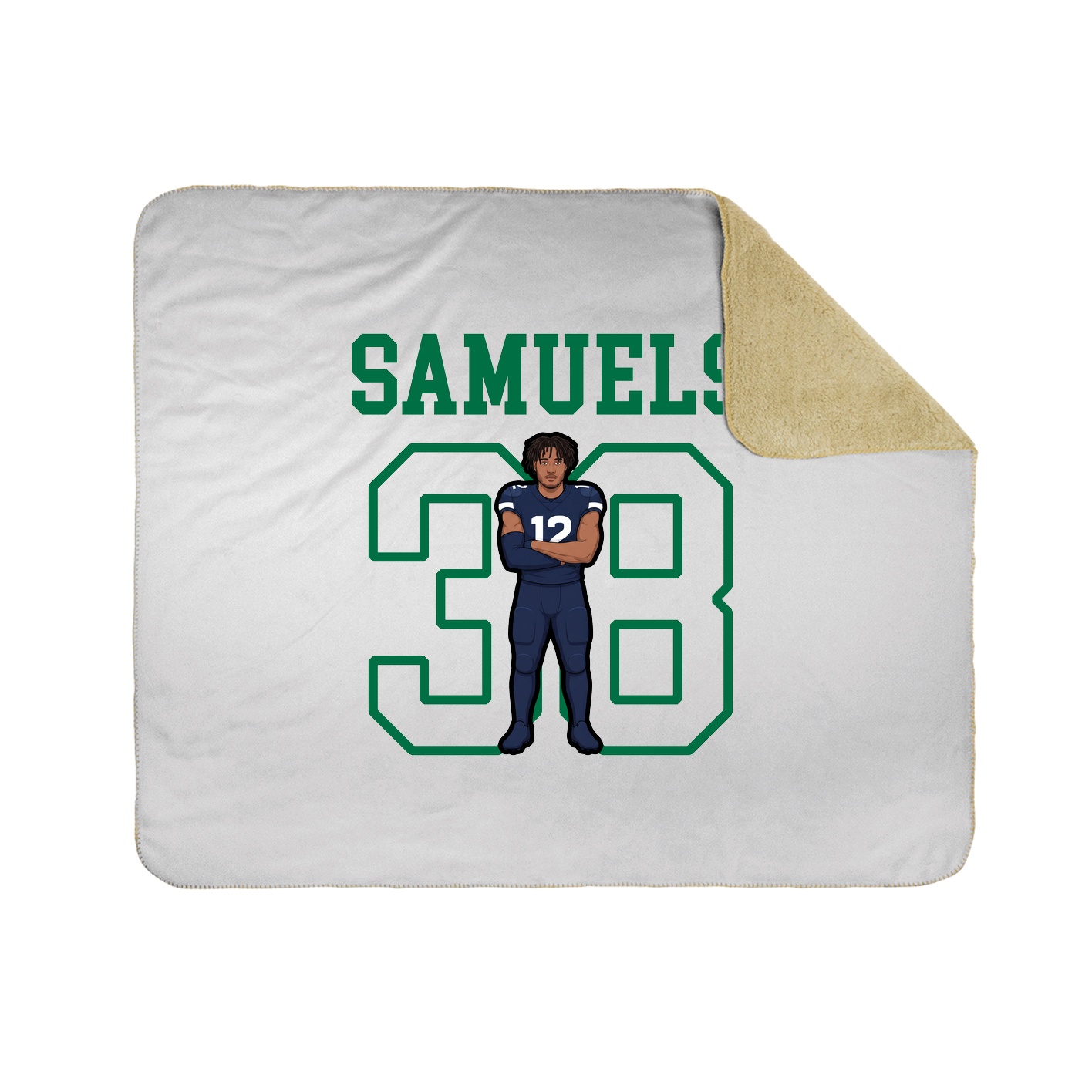 Throw Blanket — Shirsey in White