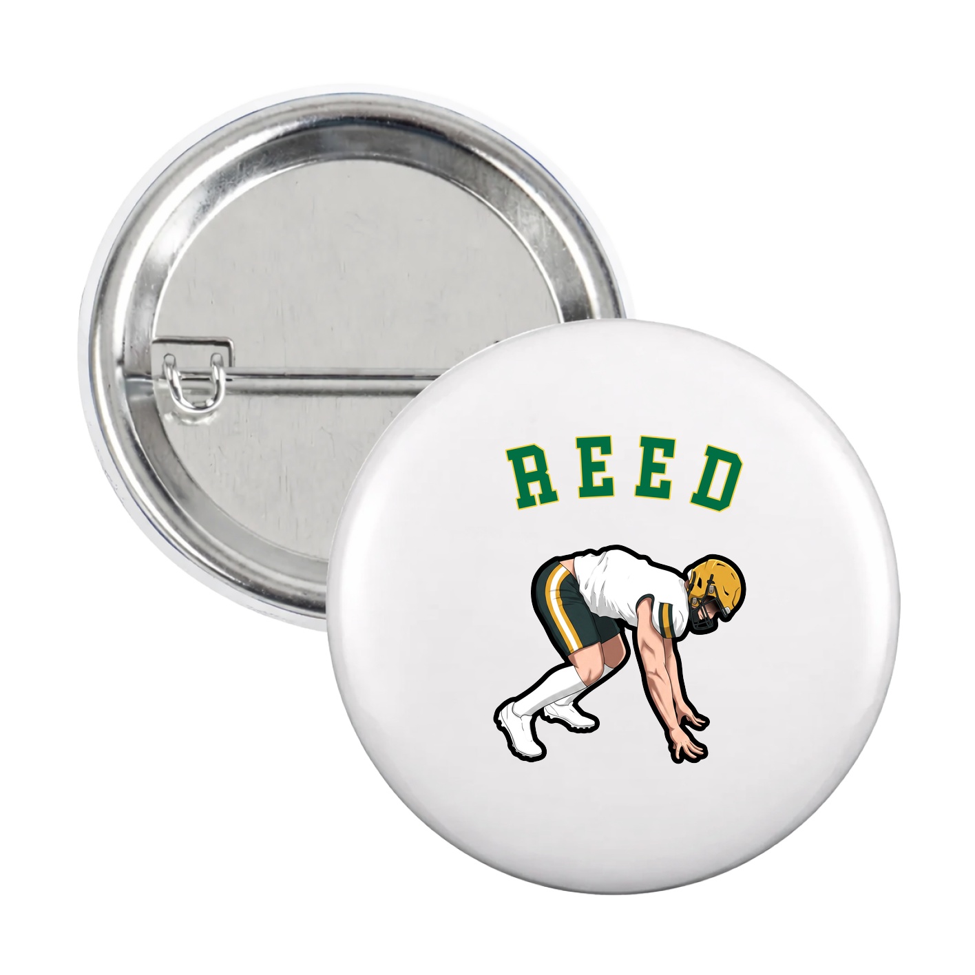 Game Day Button — Shirsey Arch in White