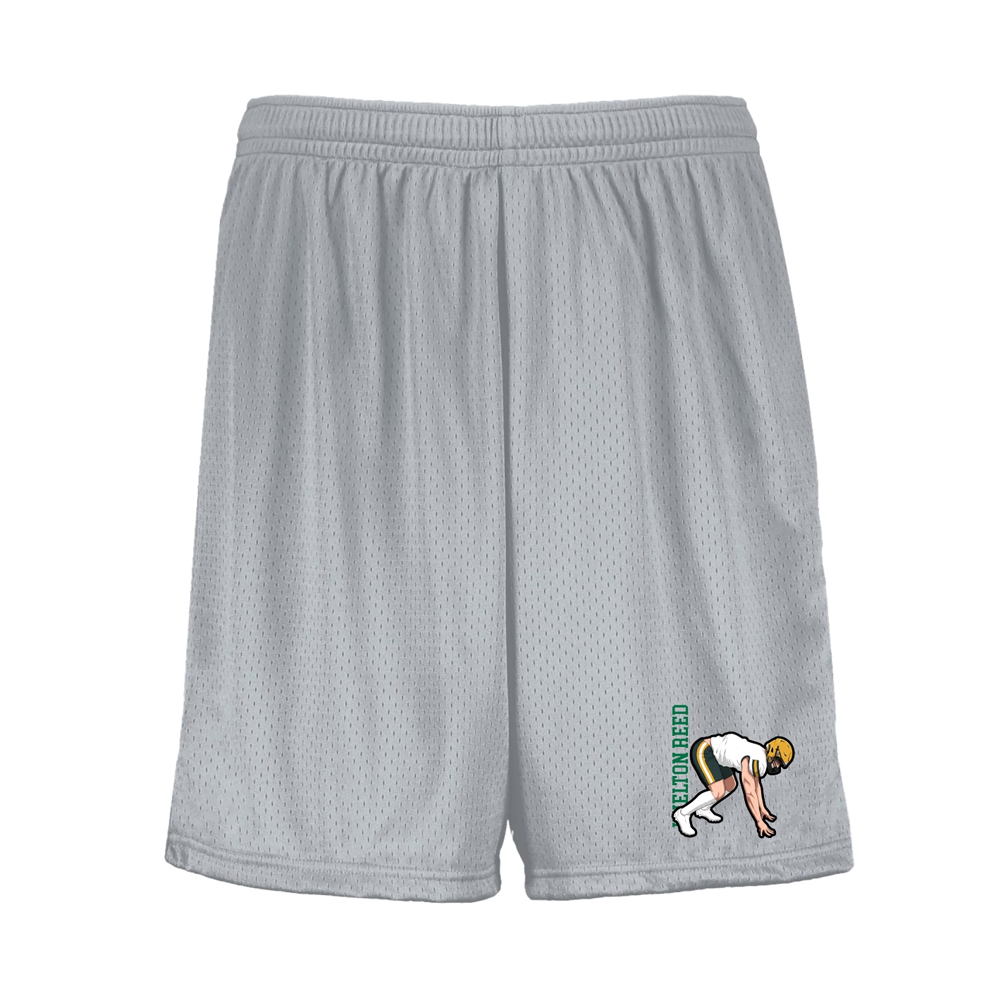 Shorts — Name Vertical in Silver