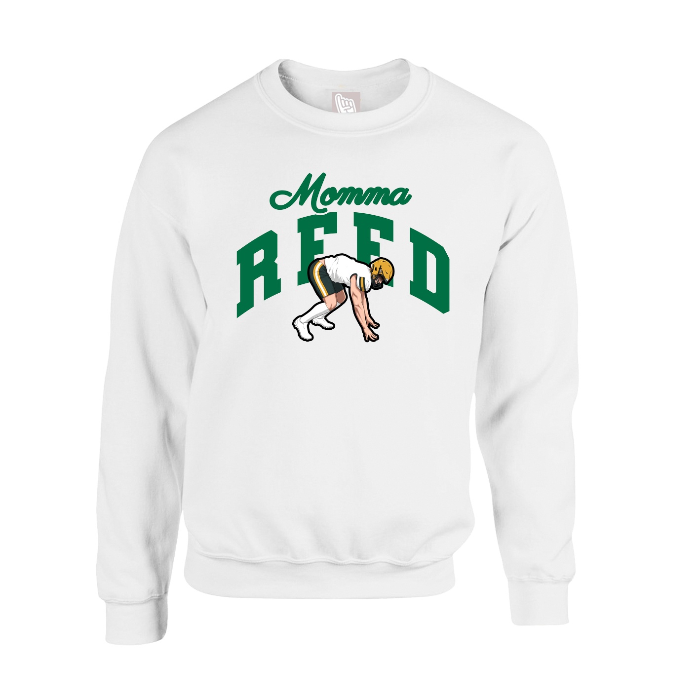 Fleece Crew — Mothers Day Arch in White