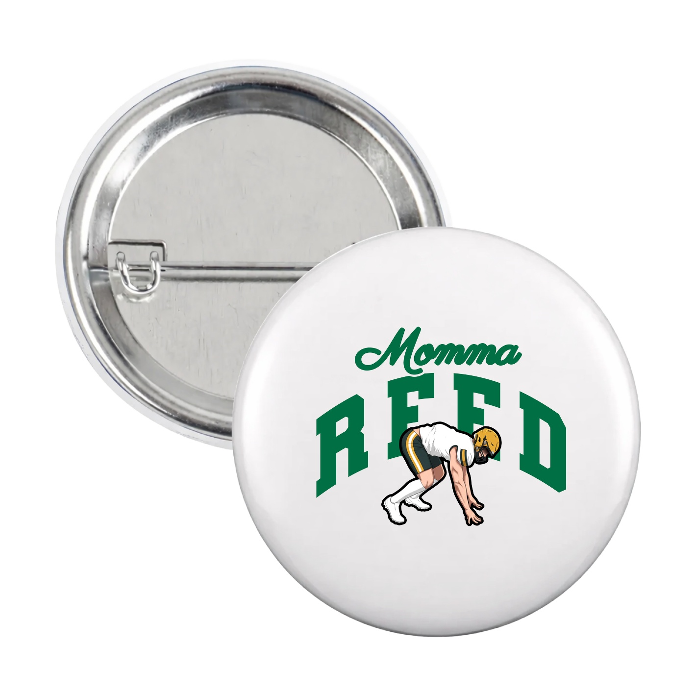 Game Day Button — Mothers Day Arch in White