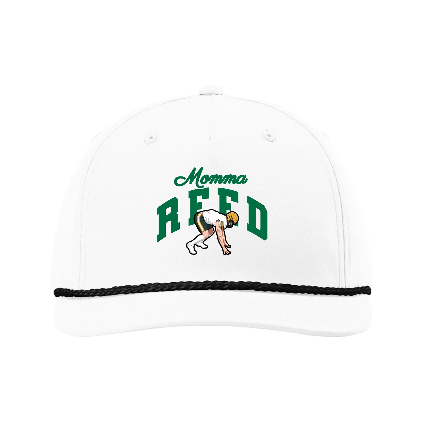 Five-Panel Classic Rope Cap — Mothers Day Arch in White