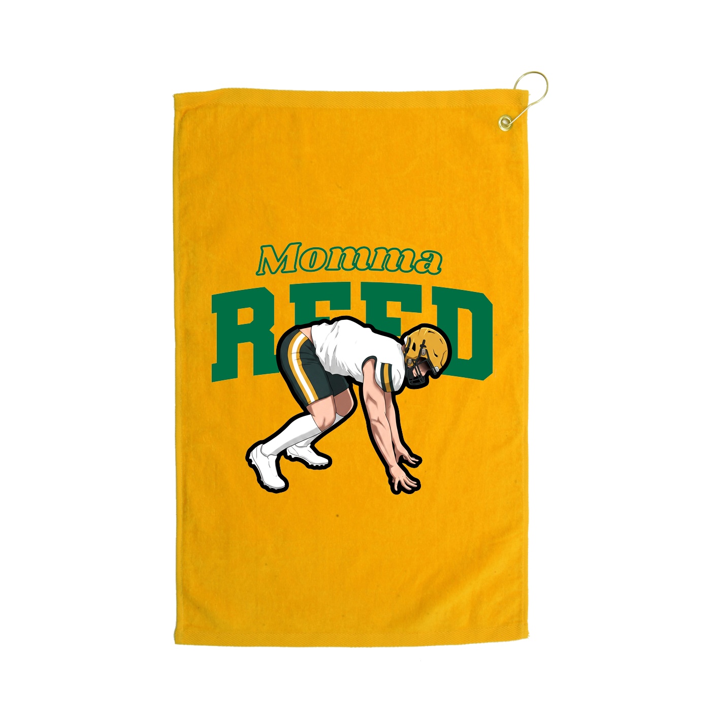 Golf Towel — Mothers Day Block in Gold