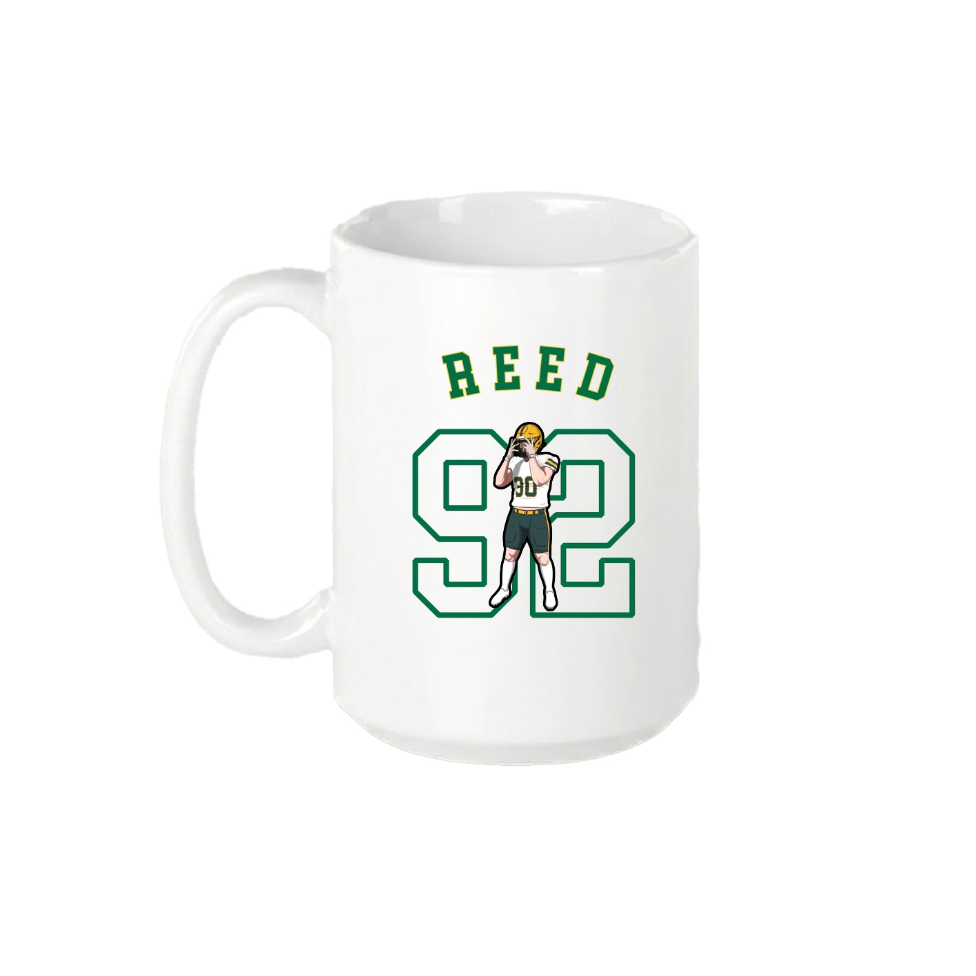 15oz Coffee Mug — Shirsey Arch in White