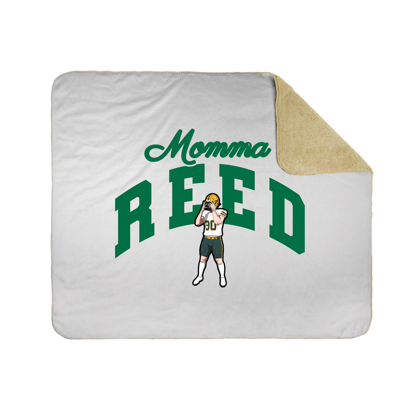 Throw Blanket — Mothers Day Arch in White