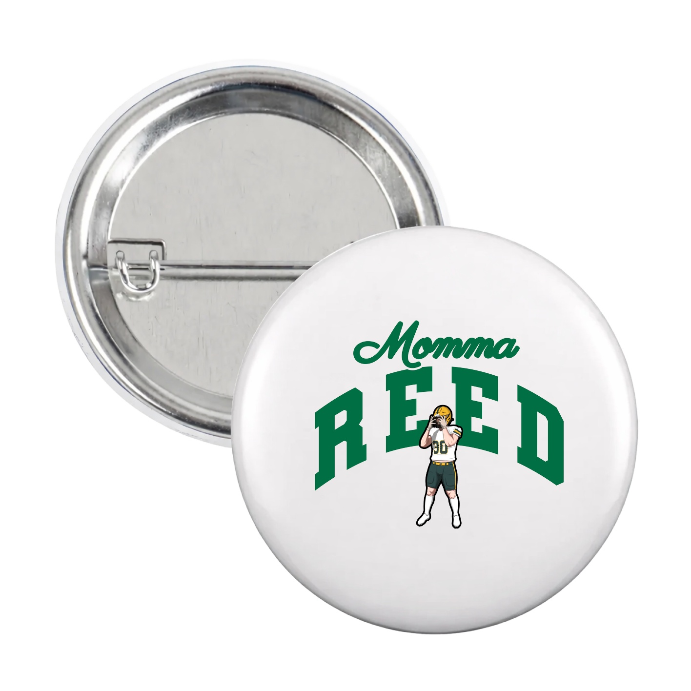 Game Day Button — Mothers Day Arch in White