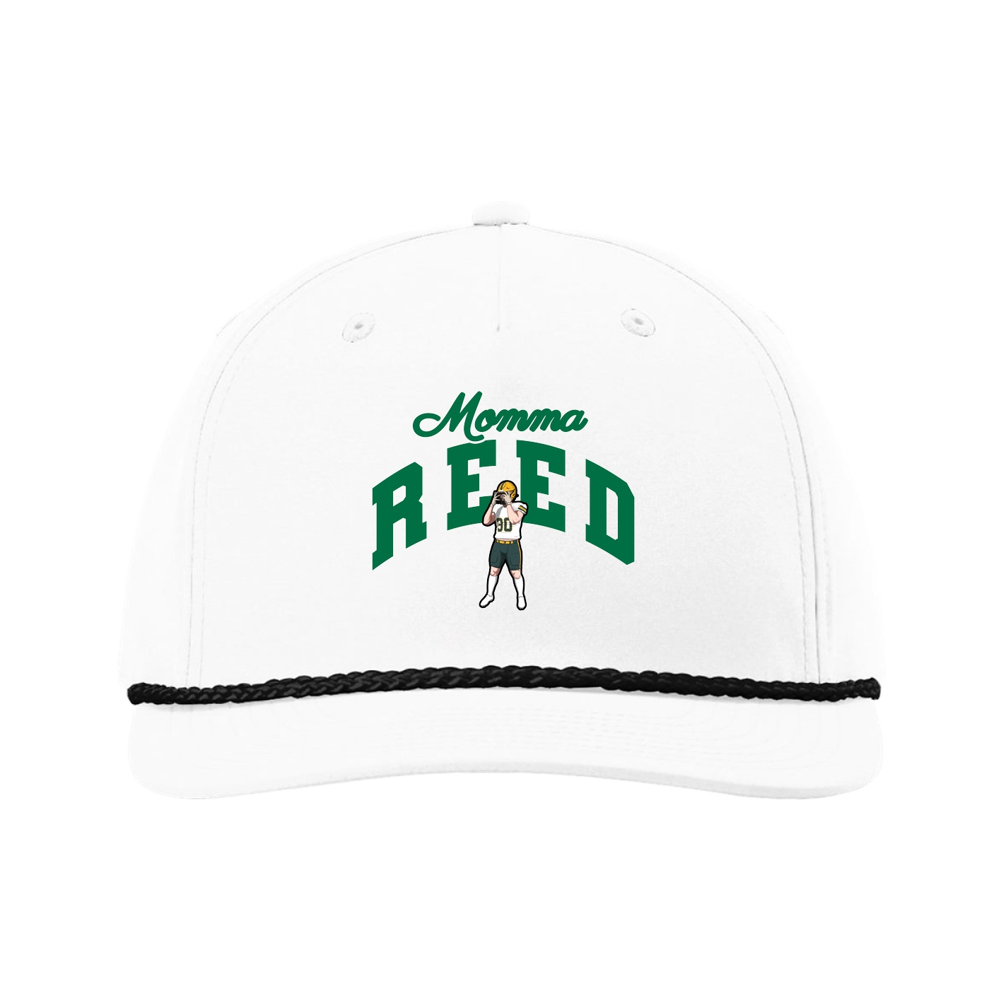Five-Panel Classic Rope Cap — Mothers Day Arch in White
