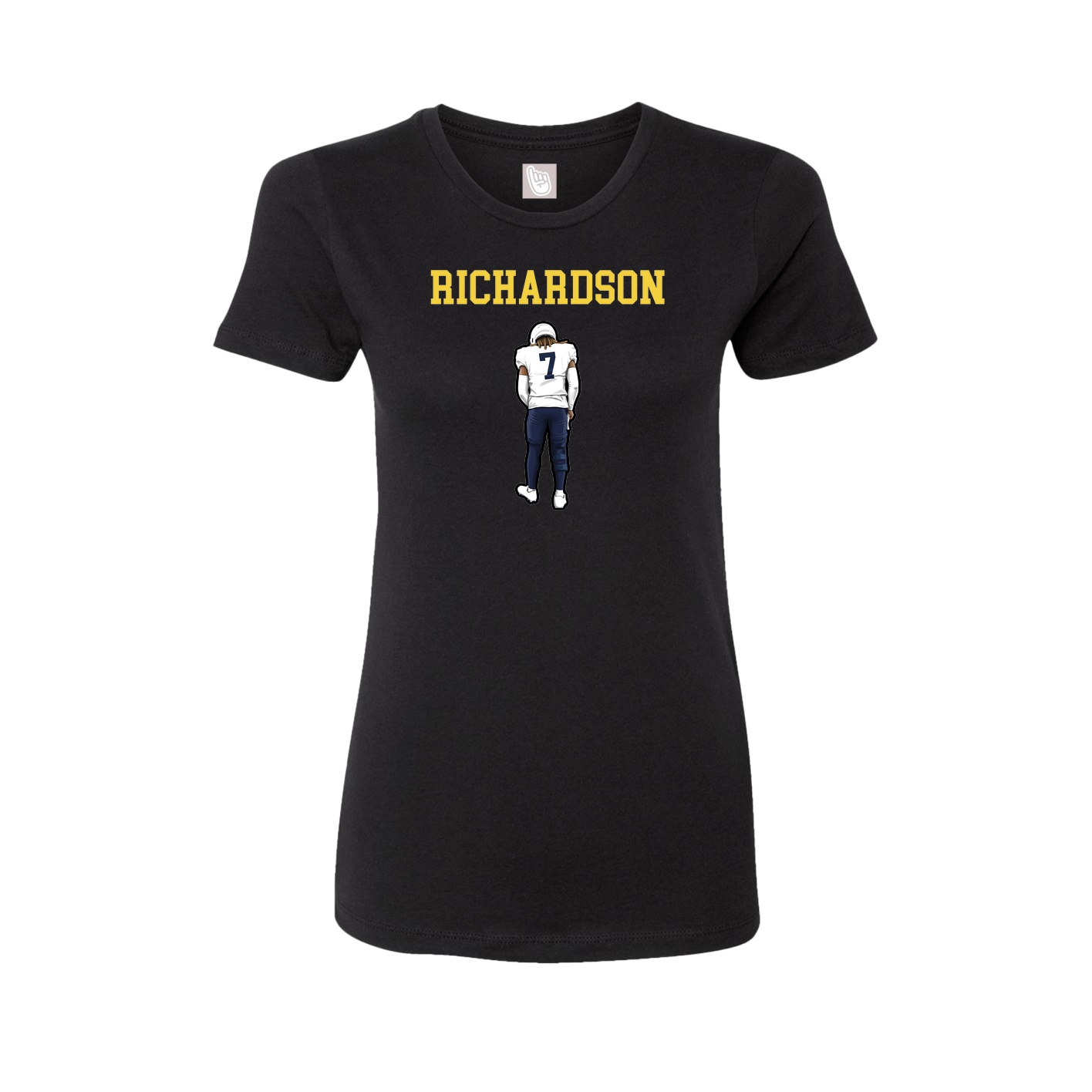 Fitted Women's Tee — Shirsey in Black