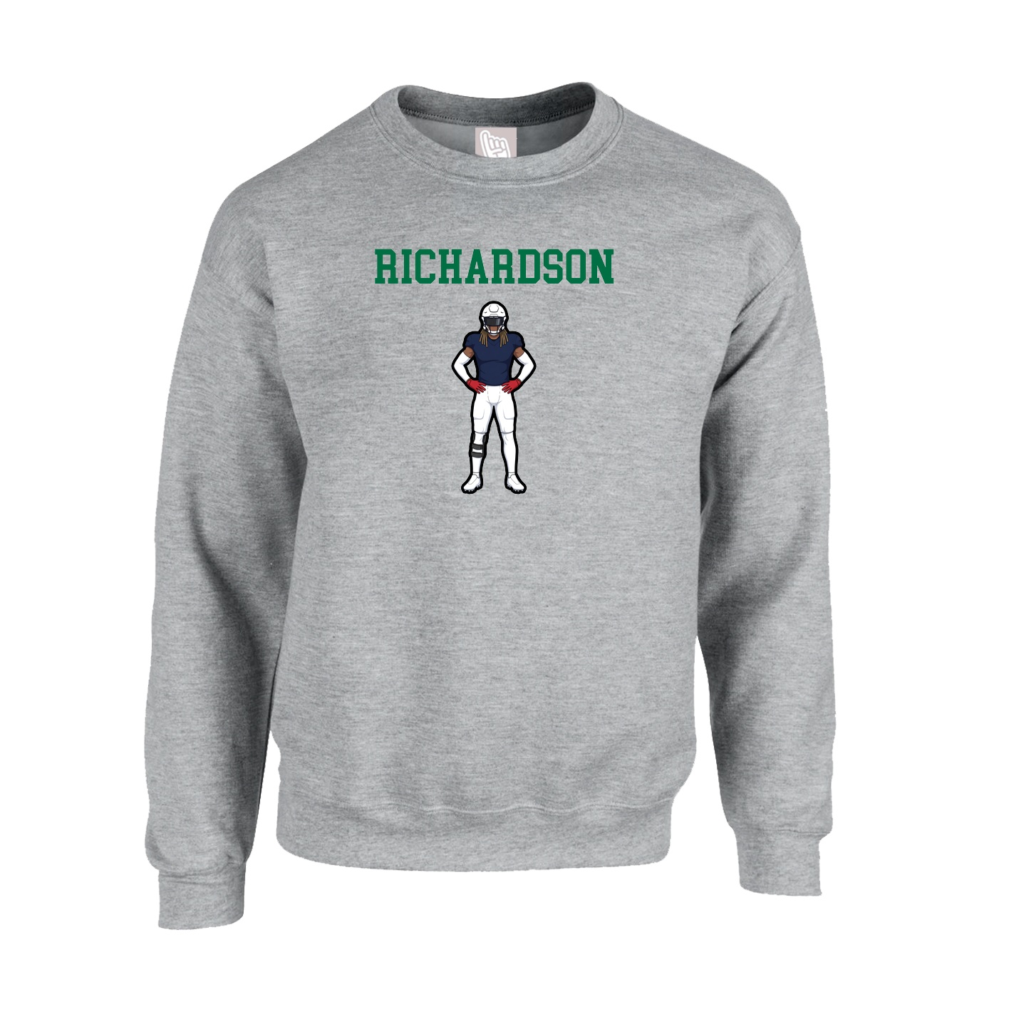 Fleece Crew — Shirsey in Grey