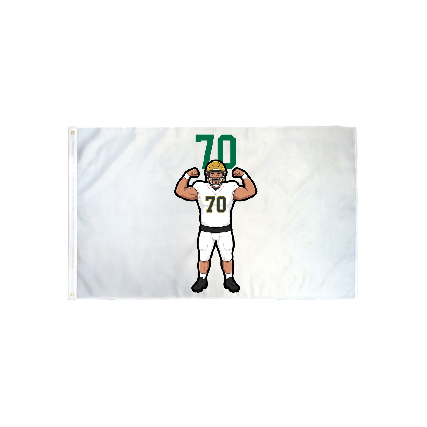 3x5 Flag — Number Top in Classic