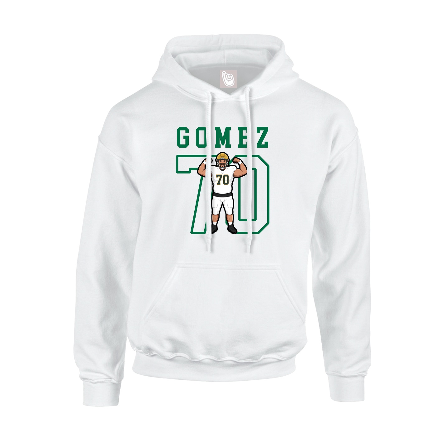 Youth Hoodie — Shirsey in White