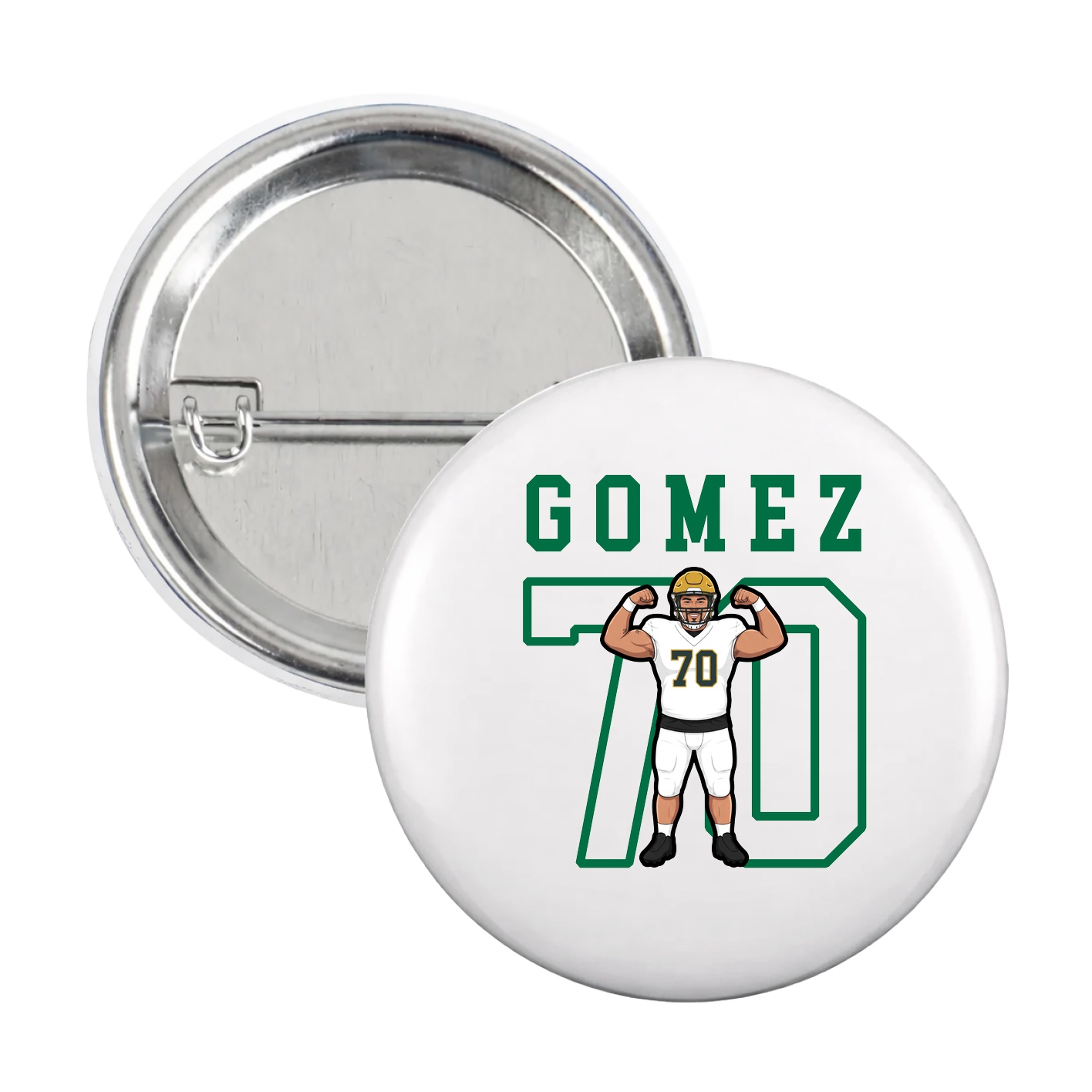 Game Day Button — Shirsey in White