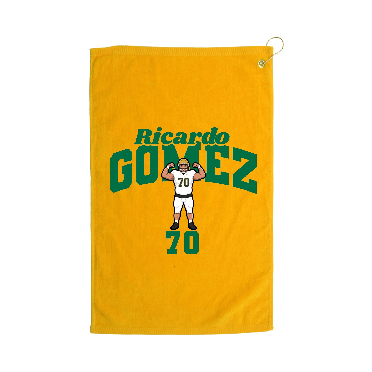 Golf Towel — Signature Arch in Gold