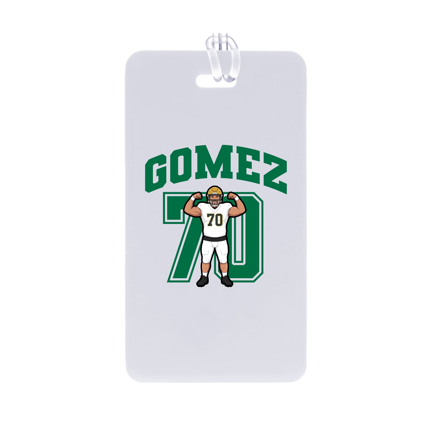 Bag Tag — Number in Classic