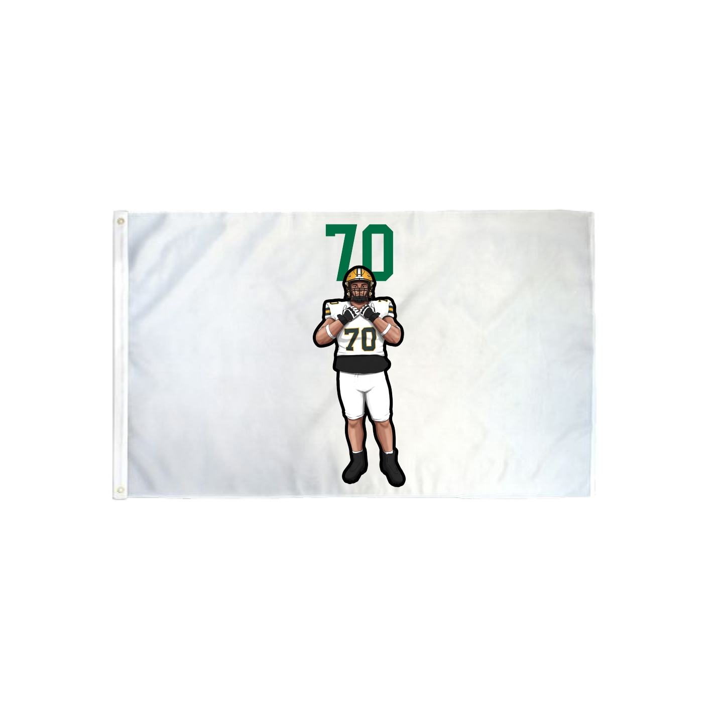 3x5 Flag — Number Top in Classic