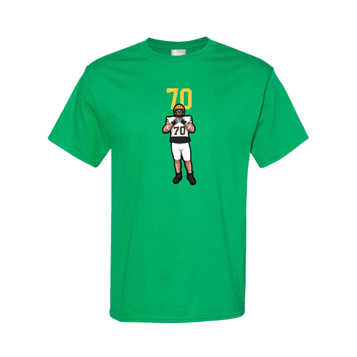 Tee — Number Top in Green
