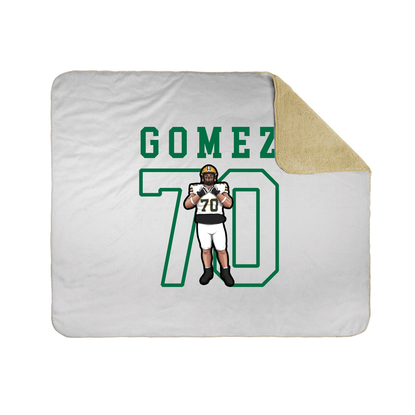 Throw Blanket — Shirsey in White
