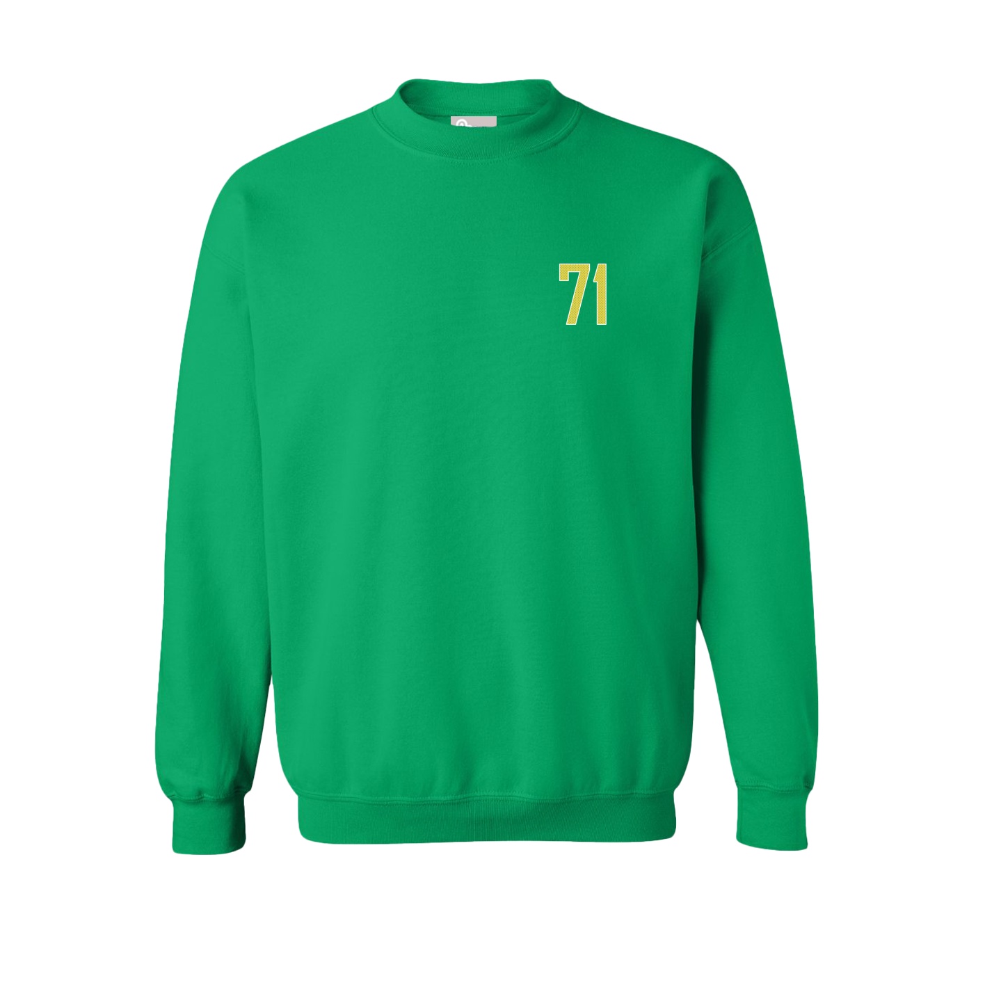 Fleece Crew — Front Shirsy in Green