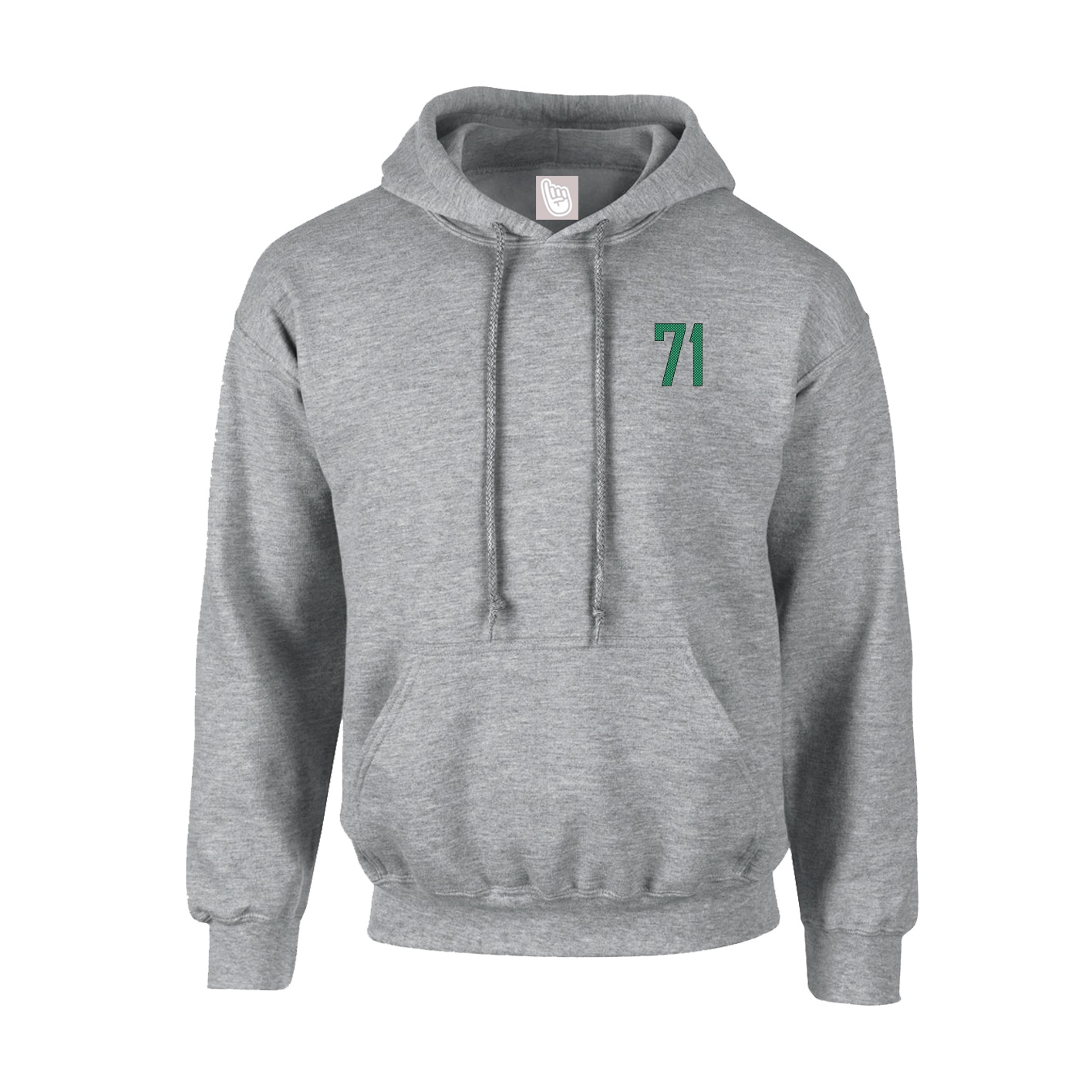Youth Hoodie — Front Shirsy in Grey