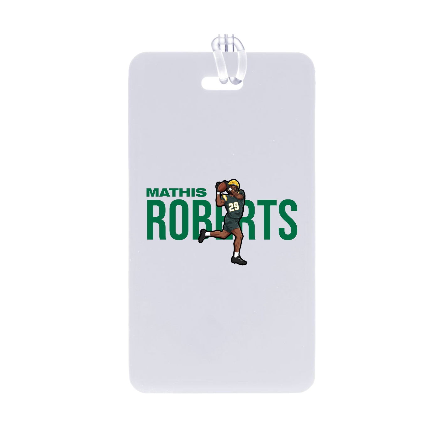 Bag Tag — Player Name in Classic