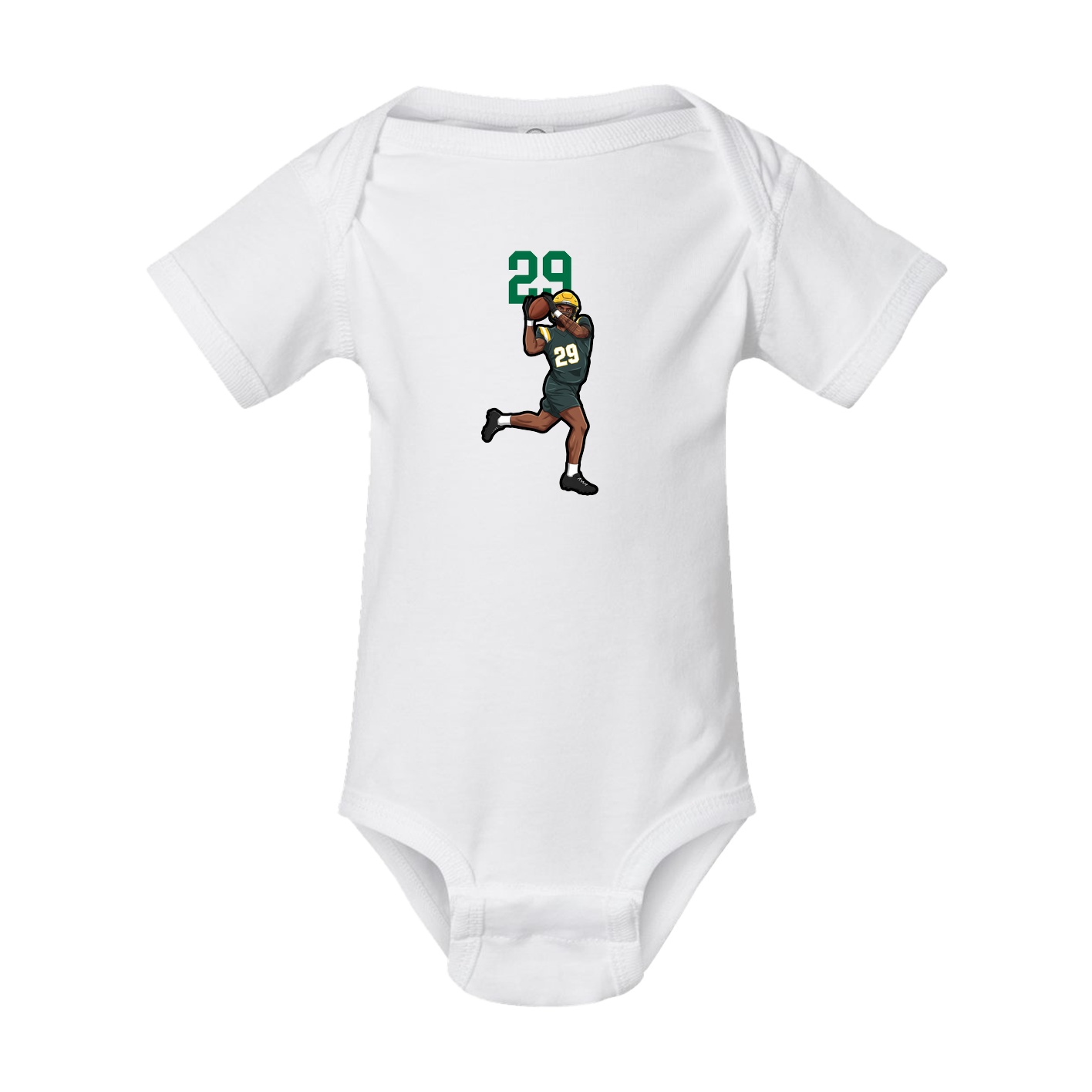 Baby Onesie — Number Top in White