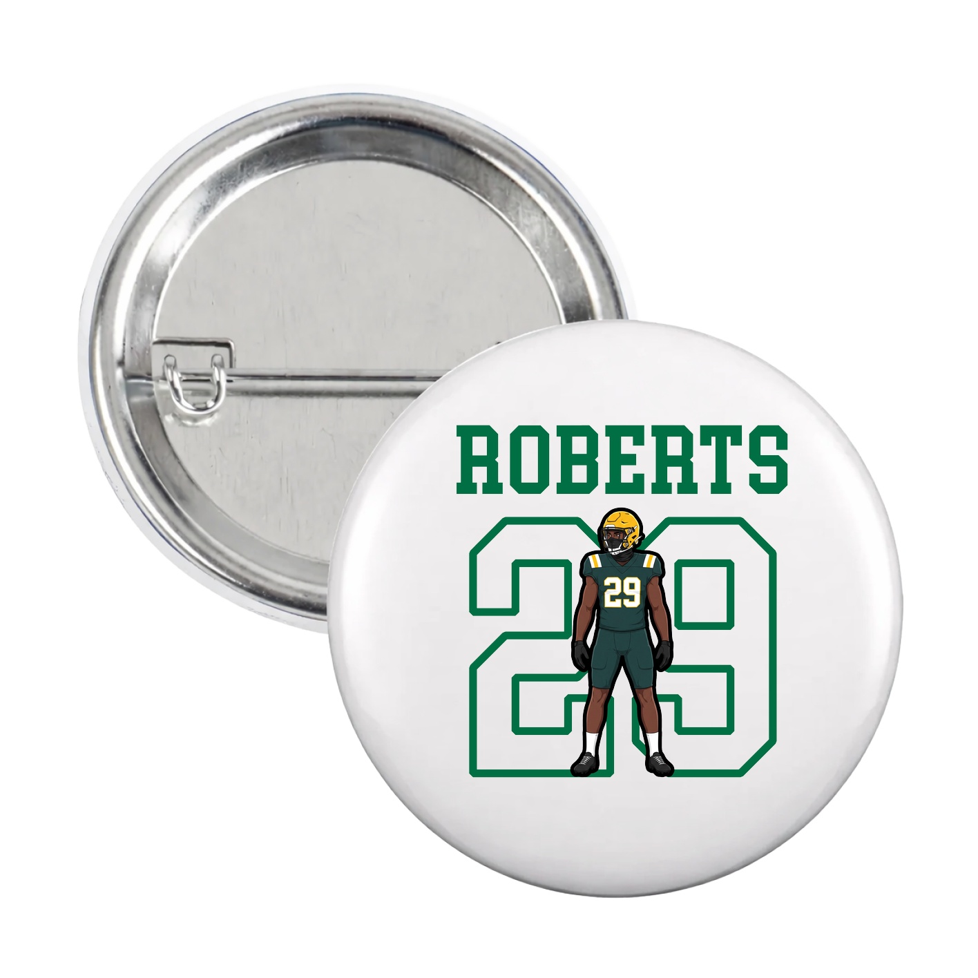 Game Day Button — Shirsey in White