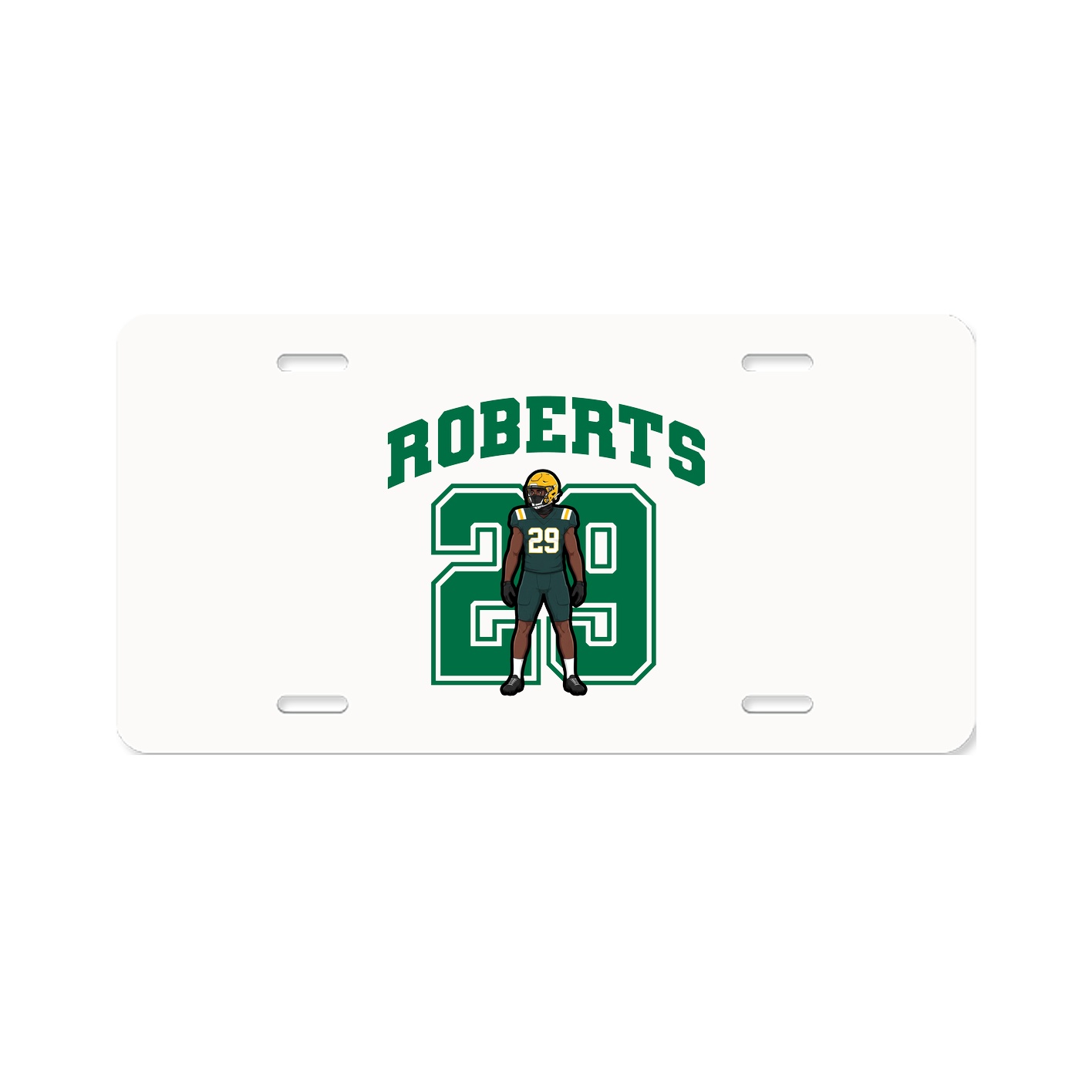 License Plate — Number in Classic