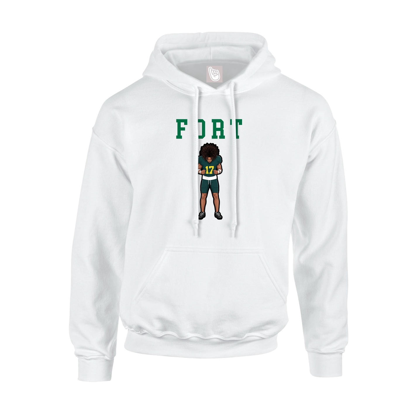 Youth Hoodie — Shirsey in White