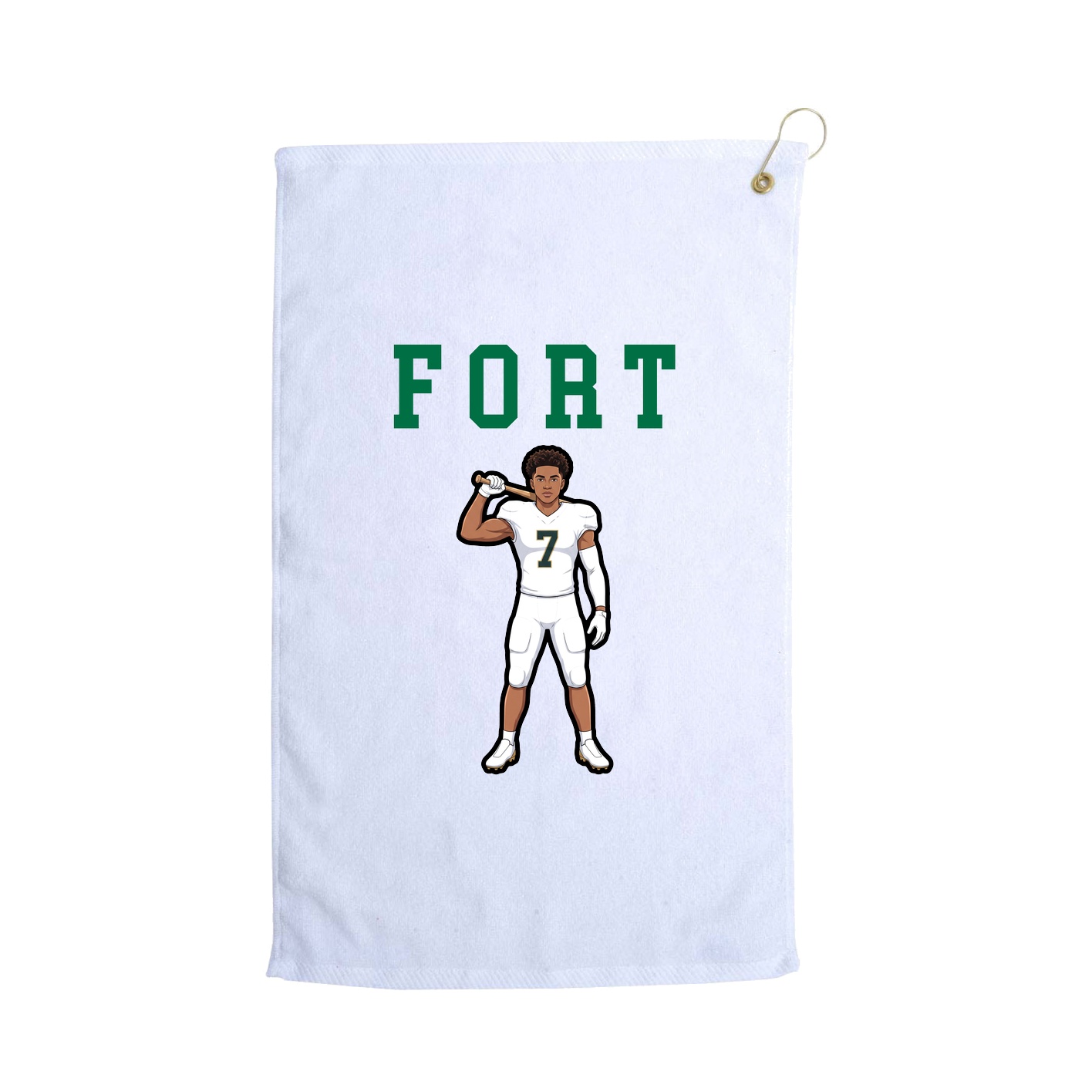 Golf Towel — Shirsey in White