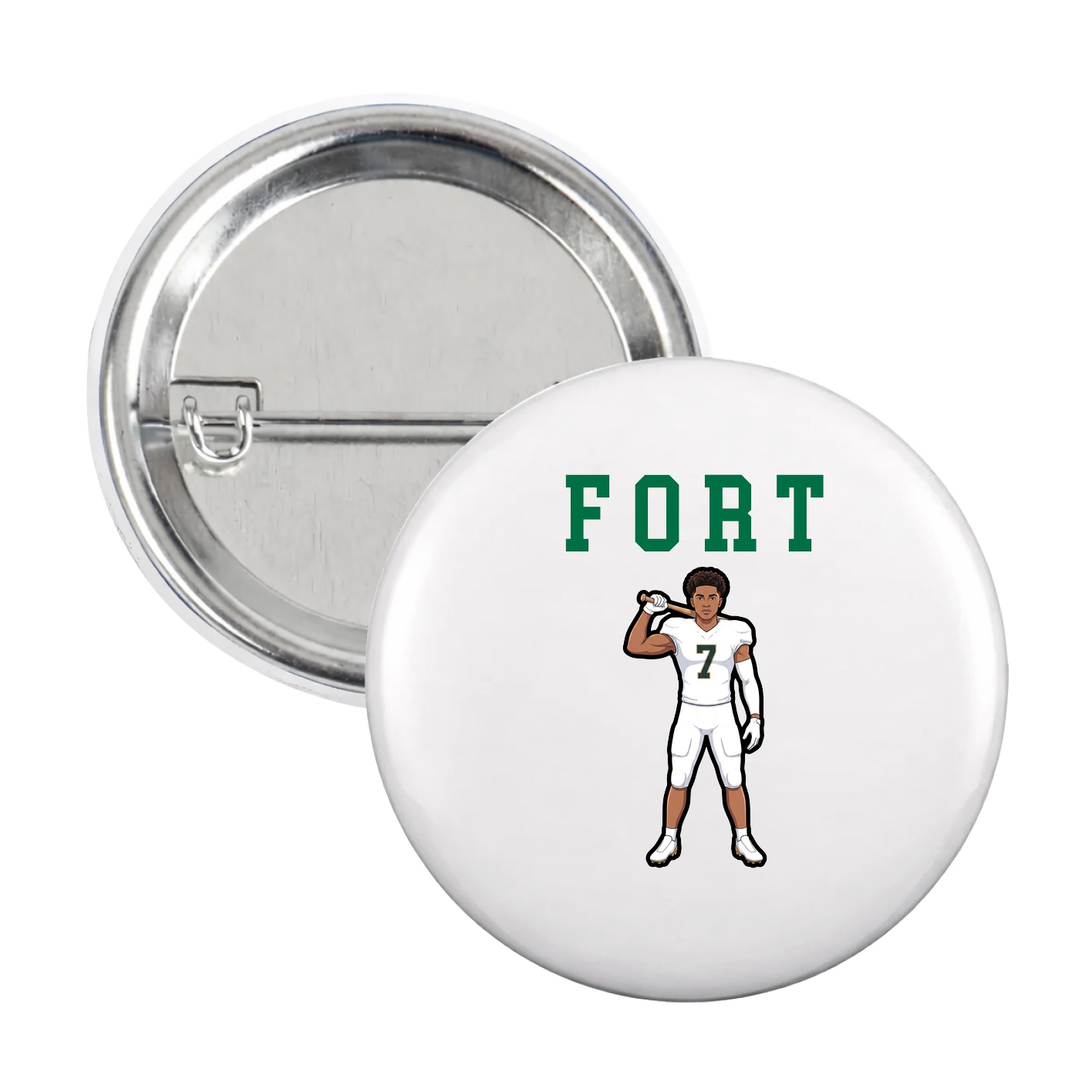 Game Day Button — Shirsey in White
