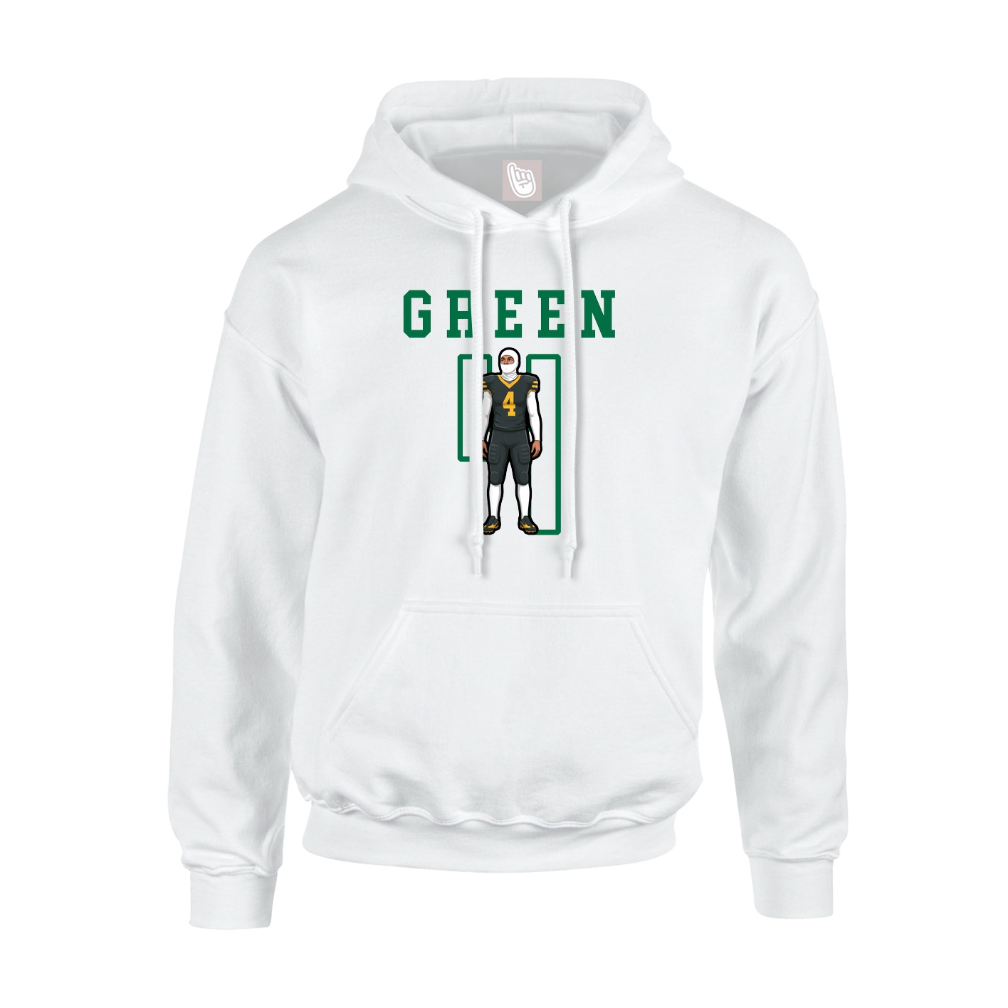 Hoodie — Shirsey in White