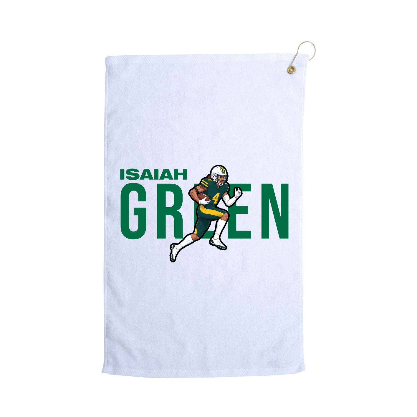 Golf Towel — Player Name in White