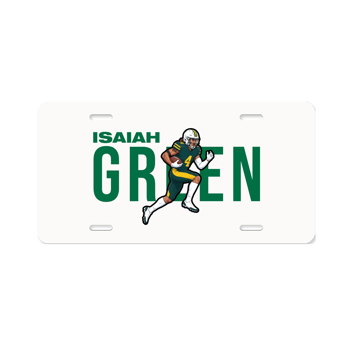License Plate — Player Name in Classic
