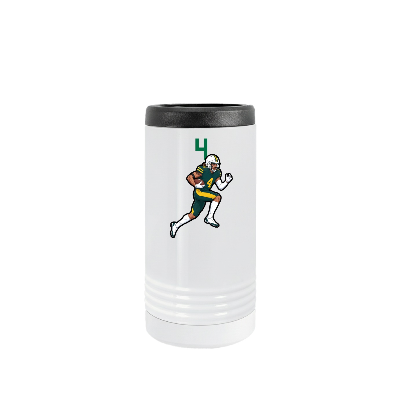 Slim Beverage Holder — Number Top in White