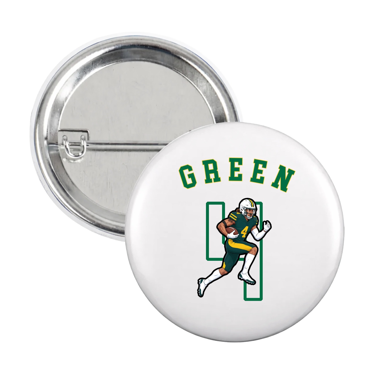 Game Day Button — Shirsey Arch in White