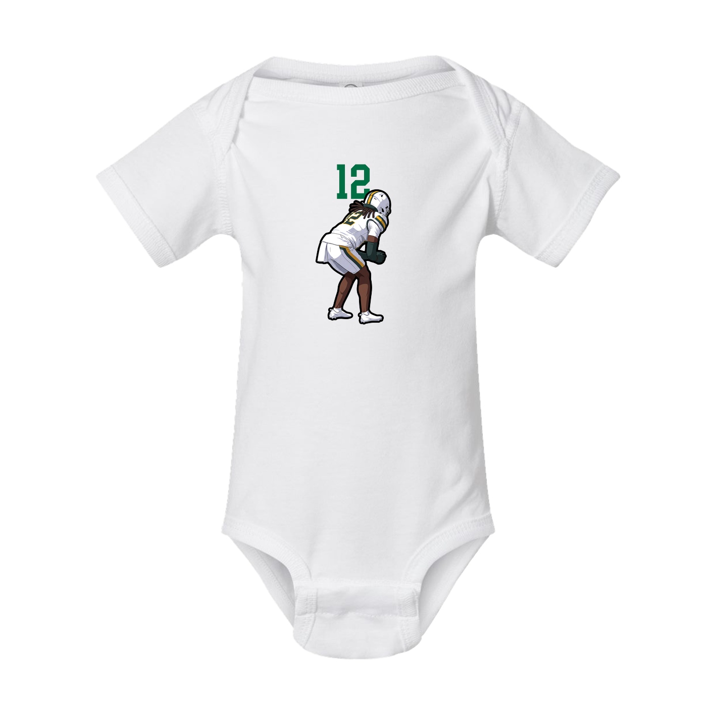 Baby Onesie — Number Top in White