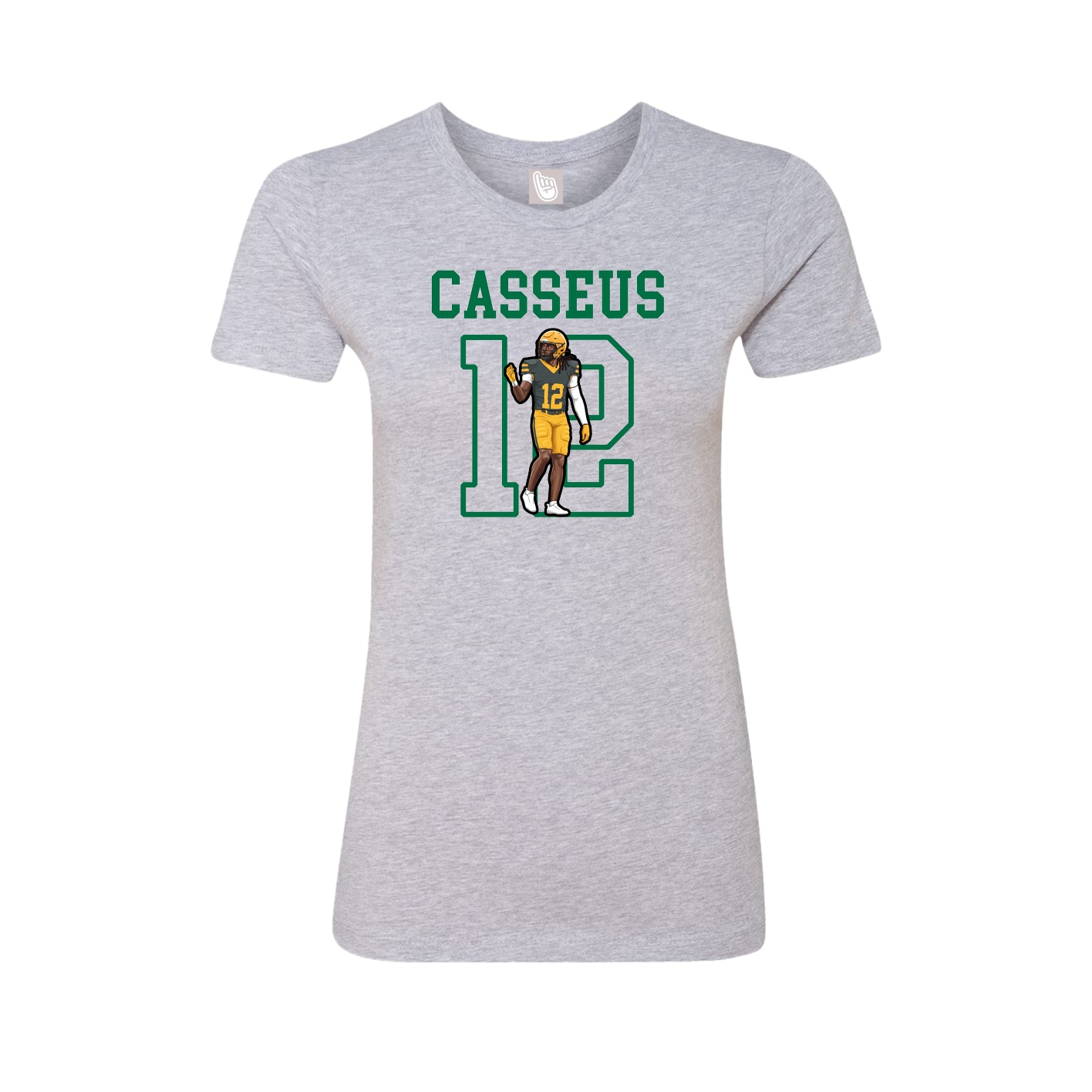 Fitted Women's Tee — Shirsey in Grey