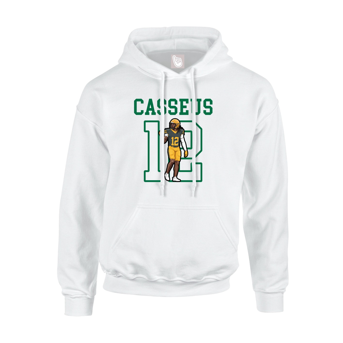 Youth Hoodie — Shirsey in White