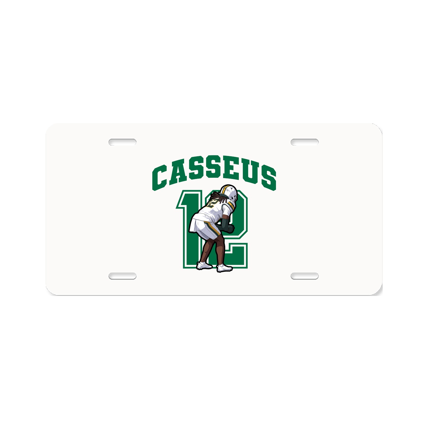 License Plate — Number in Classic