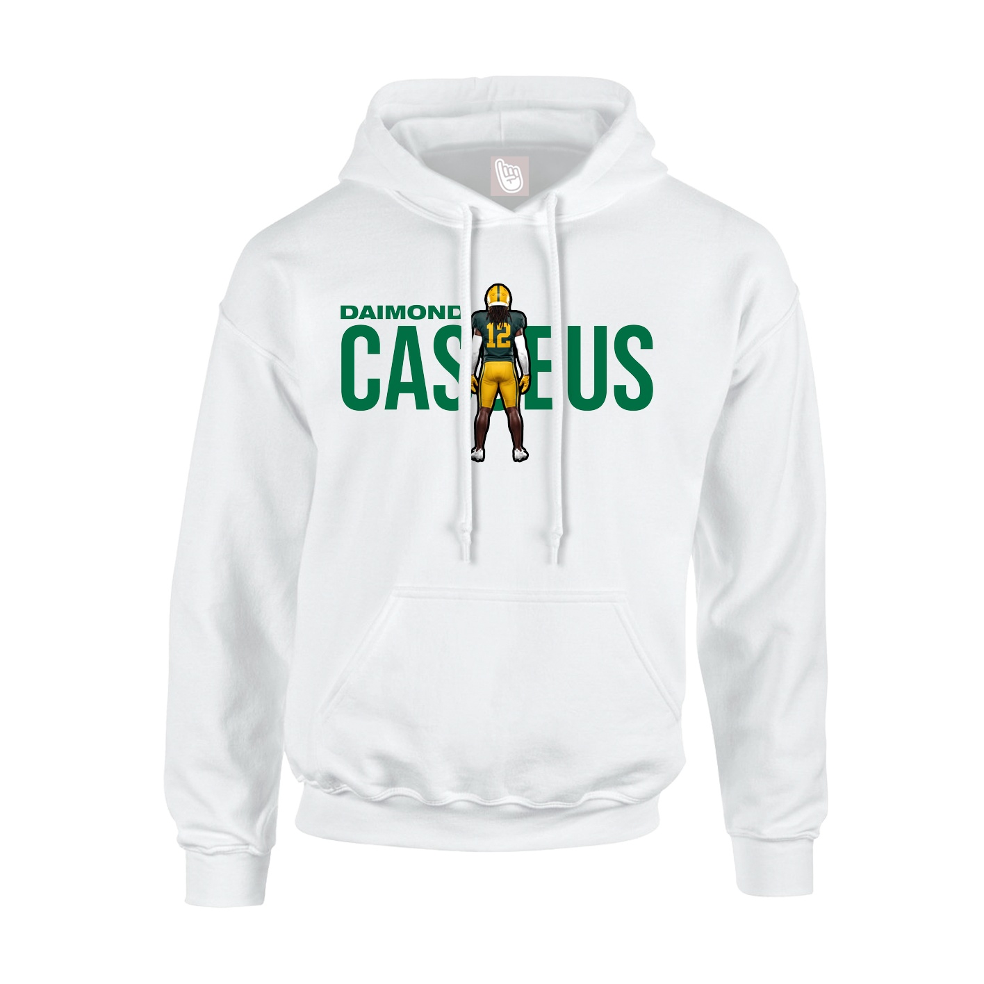 Hoodie — Player Name in White