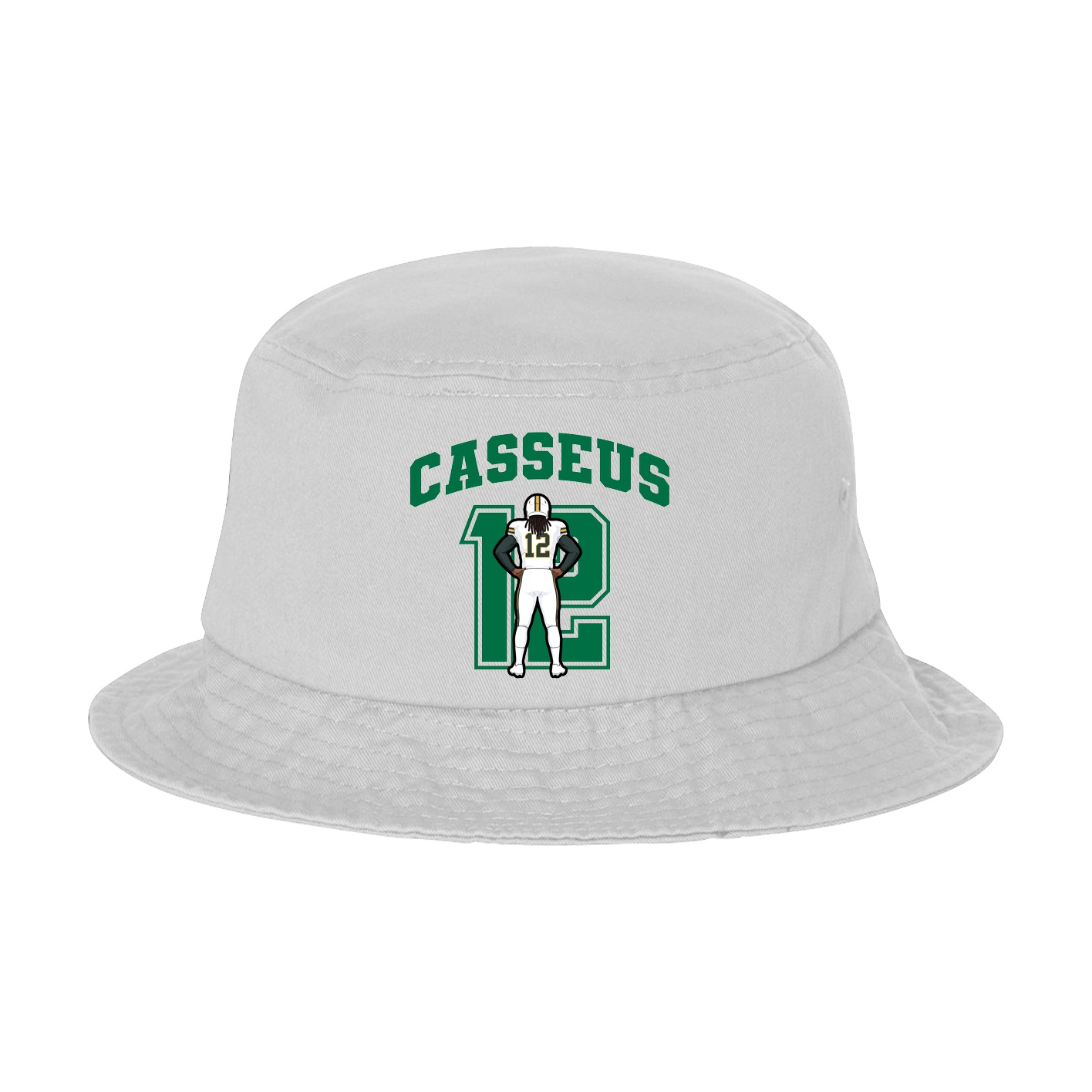 Bucket Cap — Number in White