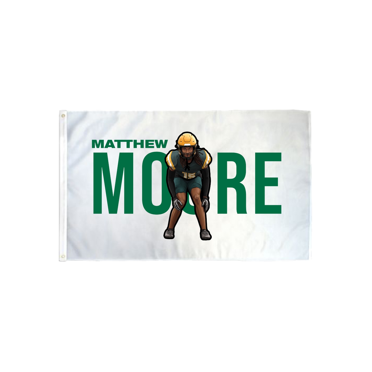 3x5 Flag — Player Name in Classic