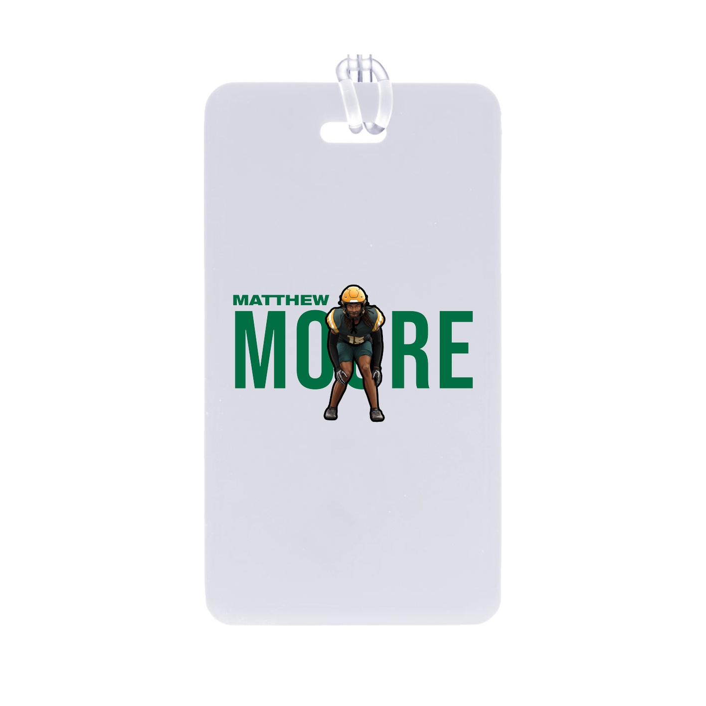 Bag Tag — Player Name in Classic