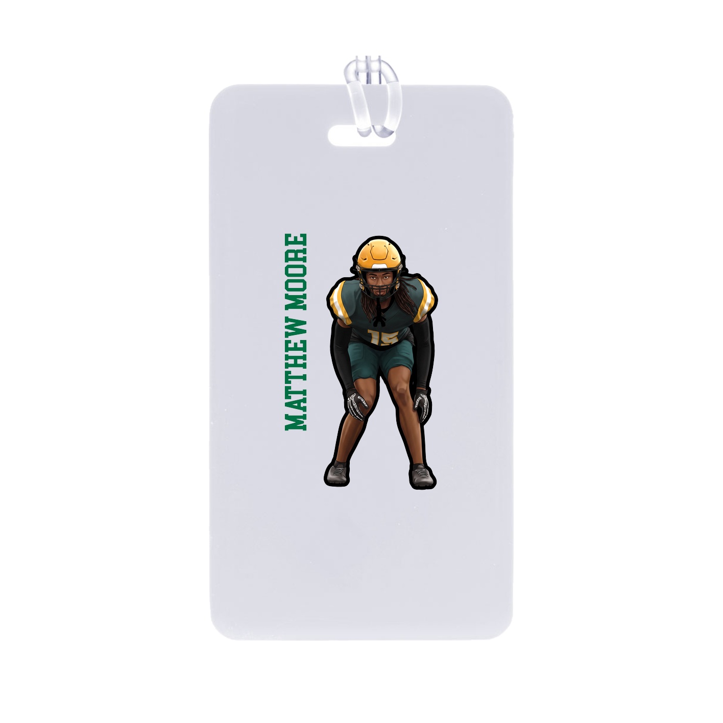 Bag Tag — Name Vertical in Classic