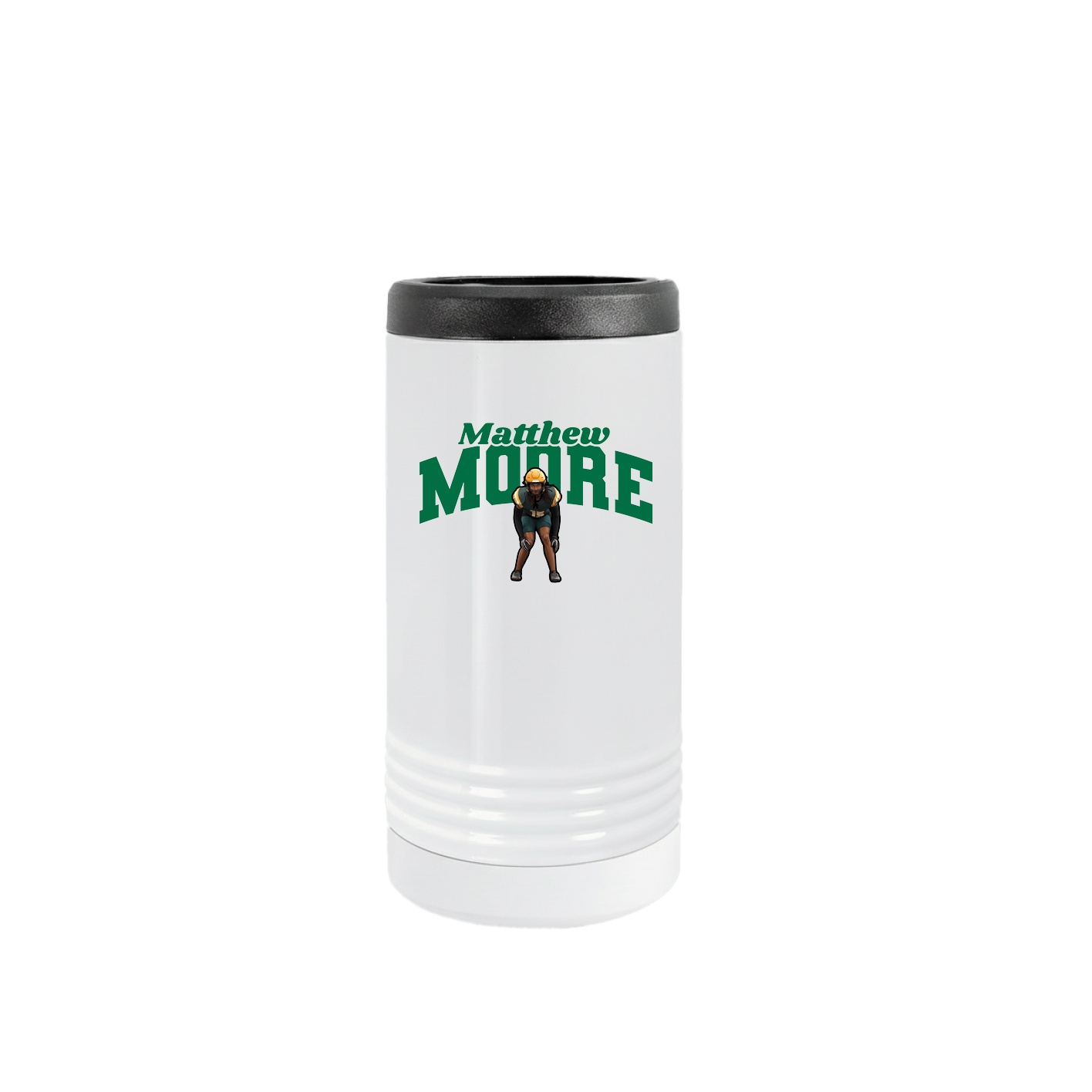 Slim Beverage Holder — Signature Arch in White