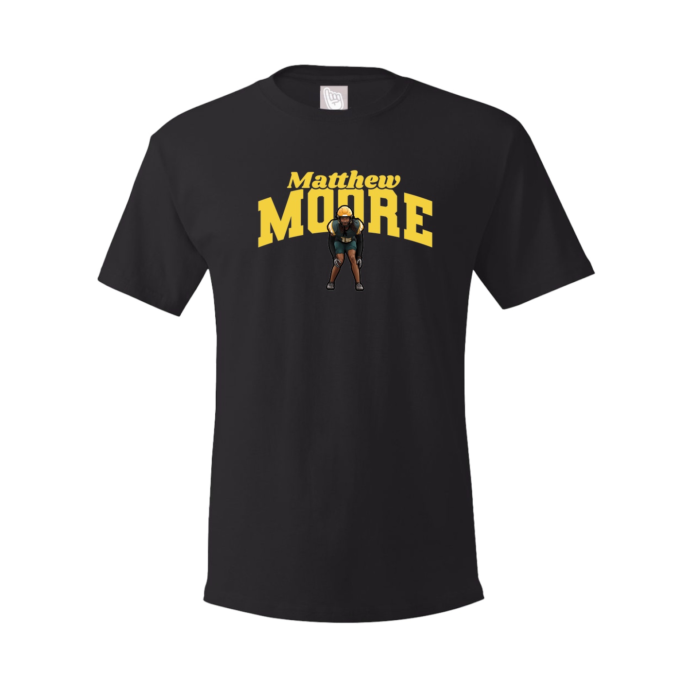 Youth Tee — Signature Arch in Black