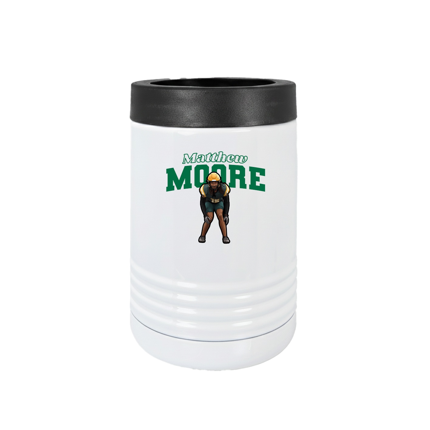 Beverage Holder — Name Arch in White