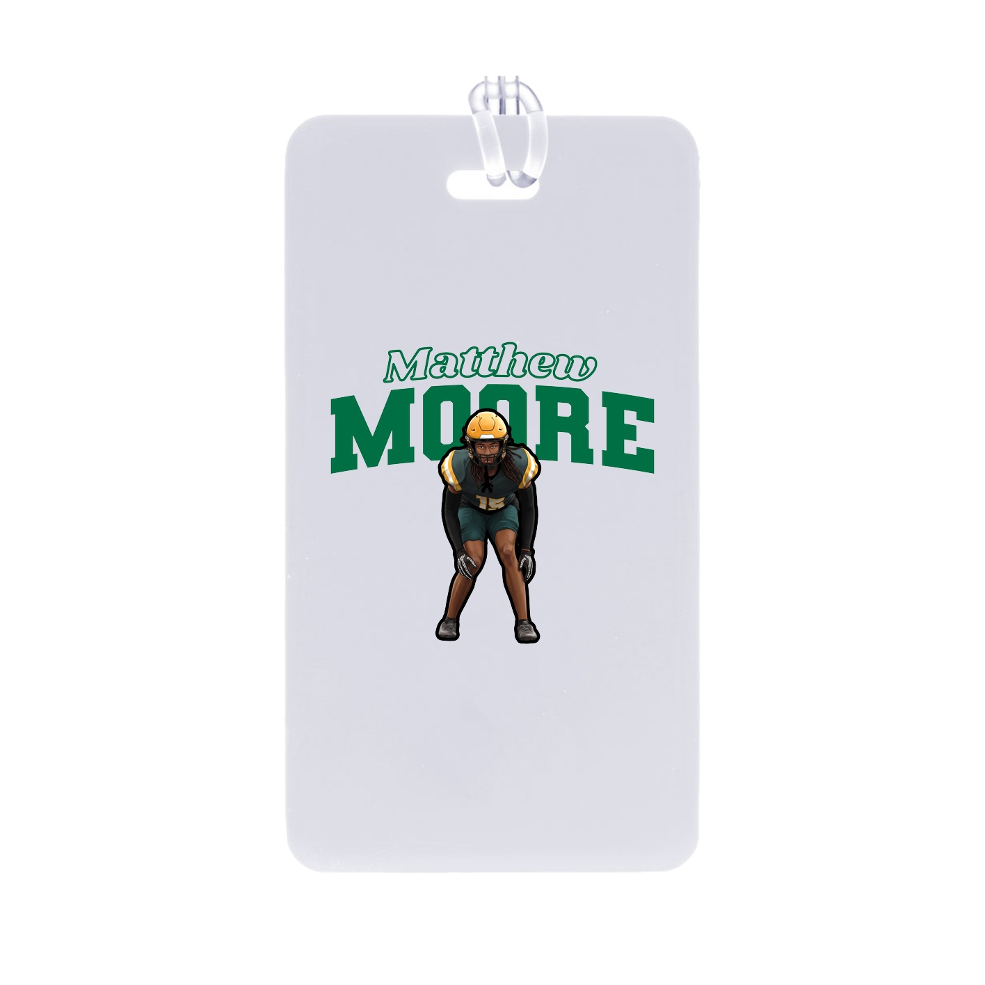 Bag Tag — Name Arch in Classic
